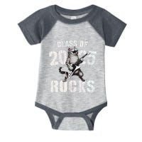 Cat Class Of 2025 Rocks Cat Graduated Signature Party Infant Baby Jersey Bodysuit
