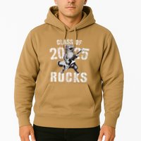 Cat Class Of 2025 Rocks Cat Graduated Signature Party Hoodie