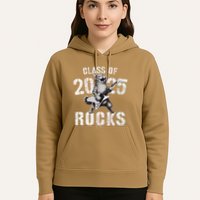 Cat Class Of 2025 Rocks Cat Graduated Signature Party Hoodie