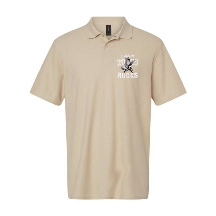Cat Class Of 2025 Rocks Cat Graduated Signature Party Polo