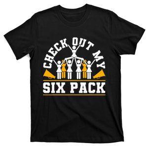 Cheerleading Check Out My Six Pack T-Shirt