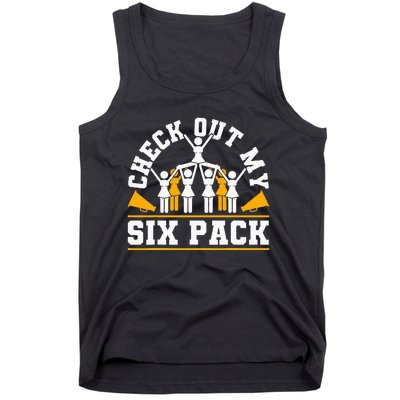 Cheerleading Check Out My Six Pack Tank Top