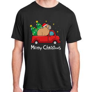 Capybara Christmas Ornament Truck Tree Funny Xmas Gift Adult ChromaSoft Performance T-Shirt