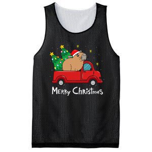 Capybara Christmas Ornament Truck Tree Funny Xmas Gift Mesh Reversible Basketball Jersey Tank