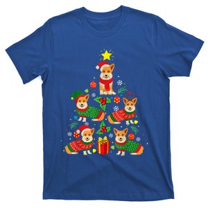 Corgi Christmas Ornat Tree Decor Funny Dog Xmas Lights Gift T-Shirt