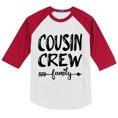 Cousin Crew Of Family Cousin Crew Gift Kids Colorblock Raglan Jersey