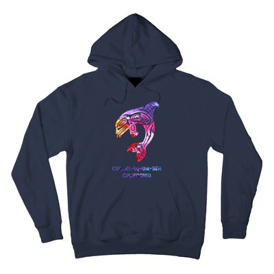 Carmelbythesea Ca Orca Killer Whale Native American Hoodie