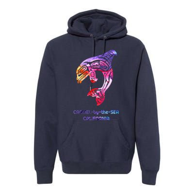 Carmelbythesea Ca Orca Killer Whale Native American Premium Hoodie