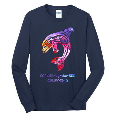 Carmelbythesea Ca Orca Killer Whale Native American Tall Long Sleeve T-Shirt