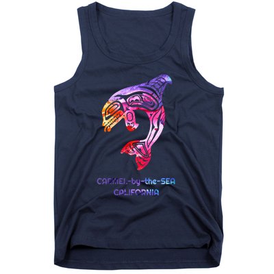 Carmelbythesea Ca Orca Killer Whale Native American Tank Top