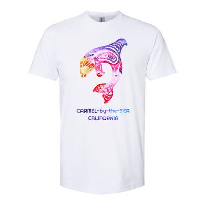 Carmelbythesea Ca Orca Killer Whale Native American Softstyle CVC T-Shirt