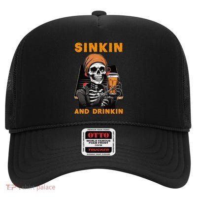 Cornhole High Crown Mesh Back Trucker Hat