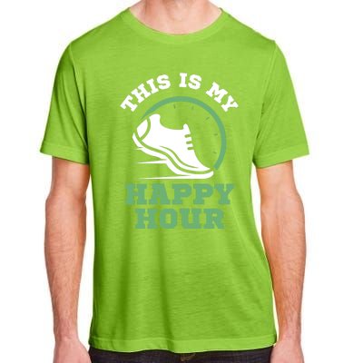 Cross Country Or Run Or This Is My Happy Hour Running Adult ChromaSoft Performance T-Shirt