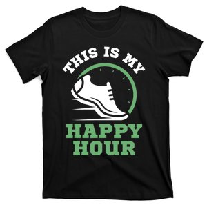 Cross Country Or Run Or This Is My Happy Hour Running T-Shirt