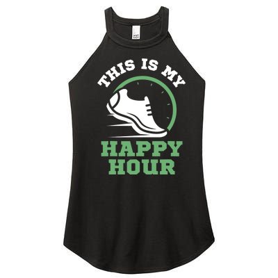 Cross Country Or Run Or This Is My Happy Hour Running Women’s Perfect Tri Rocker Tank