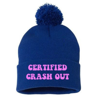 Certified Crash Out Pom Pom 12in Knit Beanie
