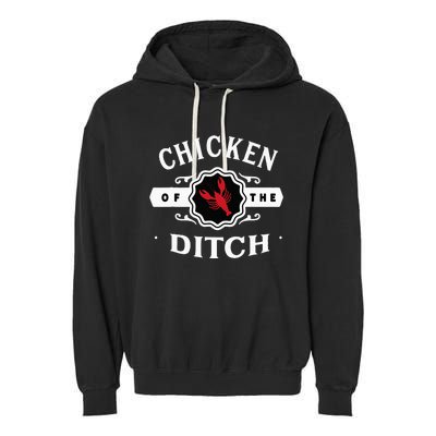 Crawfish Chicken Of The Ditch Garment-Dyed Fleece Hoodie