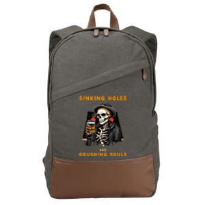 Cornhole Cotton Canvas Backpack