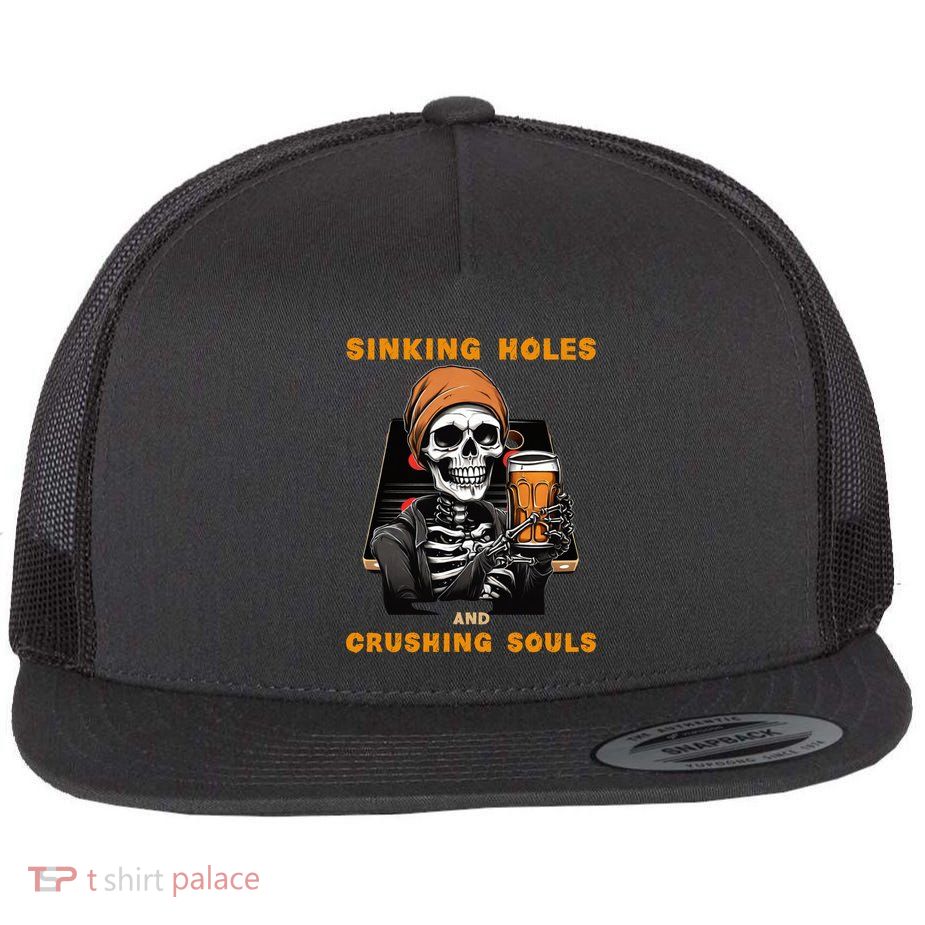 Cornhole Flat Bill Trucker Hat