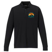 Cornhole Performance Long Sleeve Polo