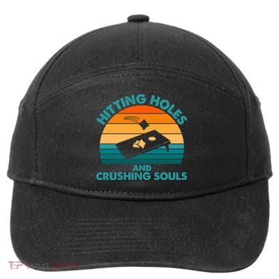 Cornhole 7-Panel Snapback Hat