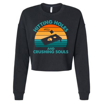 Cornhole Cropped Pullover Crew