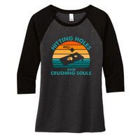 Cornhole Women's Tri-Blend 3/4-Sleeve Raglan Shirt