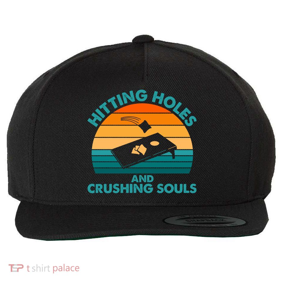 Cornhole Wool Snapback Cap