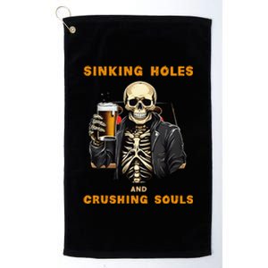 Cornhole Platinum Collection Golf Towel