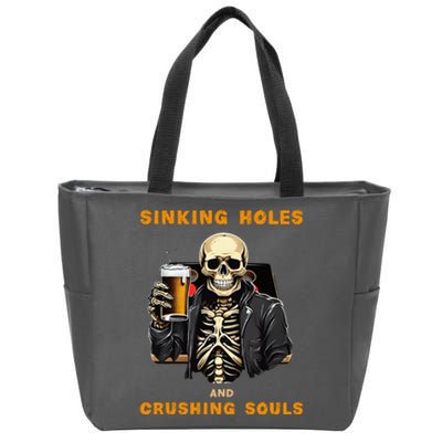 Cornhole Zip Tote Bag