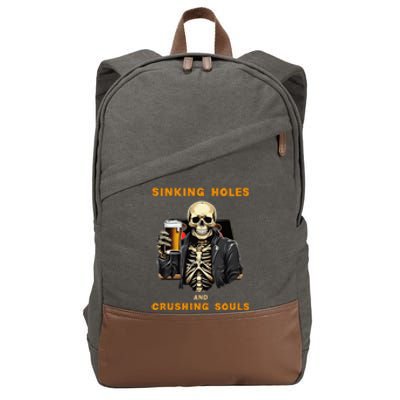 Cornhole Cotton Canvas Backpack