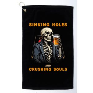 Cornhole Platinum Collection Golf Towel