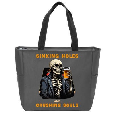 Cornhole Zip Tote Bag