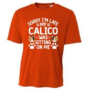 Calico Cat Owner Funny Calico Cat Dad Calico Cat Mom Gift Cooling Performance Crew T-Shirt