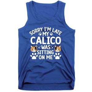 Calico Cat Owner Funny Calico Cat Dad Calico Cat Mom Gift Tank Top