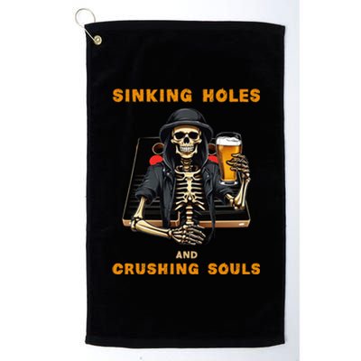 Cornhole Platinum Collection Golf Towel