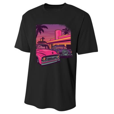 Classic Cruise Old School Retro Vintage Car Performance Sprint T-Shirt