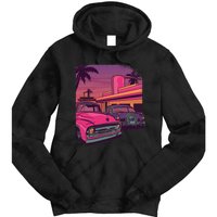 Classic Cruise Old School Retro Vintage Car Tie Dye Hoodie