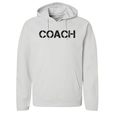 Coach Performance Fleece Hoodie