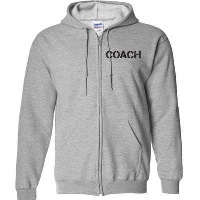 Coach Full Zip Hoodie