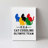 Cat Cuddling O.L.Y.M.P.I.C Team Fun And Cozy Design Canvas