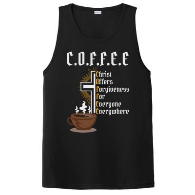 Coffee Christ Offers Forgiveness For Everyone Everywhere PosiCharge Competitor Tank