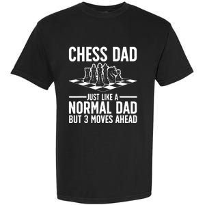 Cool Chess Player Art For Men Dad Knight Chess Lovers Pieces Garment-Dyed Heavyweight T-Shirt