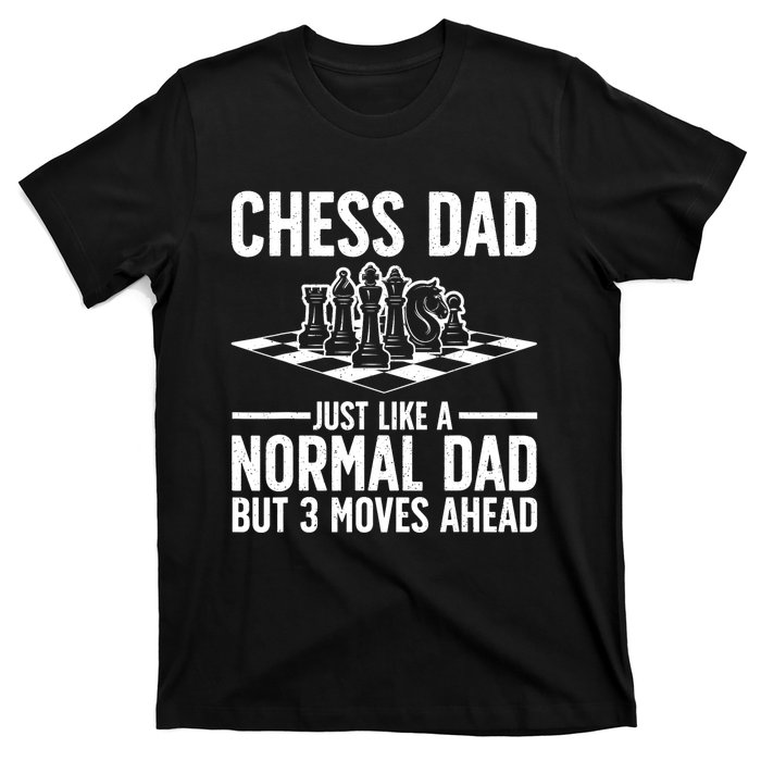 Cool Chess Player Art For Men Dad Knight Chess Lovers Pieces T-Shirt