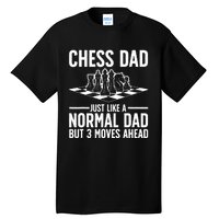 Cool Chess Player Art For Men Dad Knight Chess Lovers Pieces Tall T-Shirt