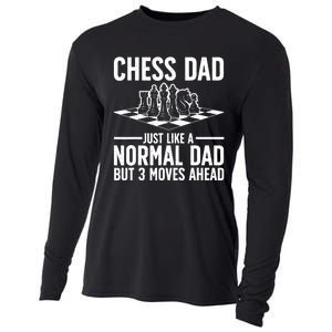 Cool Chess Player Art For Men Dad Knight Chess Lovers Pieces Cooling Performance Long Sleeve Crew