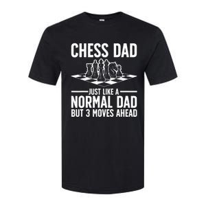 Cool Chess Player Art For Men Dad Knight Chess Lovers Pieces Softstyle CVC T-Shirt