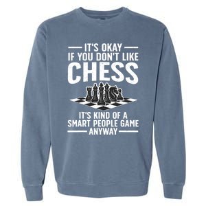 Cool Chess Players Art For Men Kids Chess Lover Novelty Garment-Dyed Sweatshirt