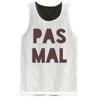 Chic Cute Pas Mal Not Bad Saying French Travel Language Mesh Reversible Basketball Jersey Tank