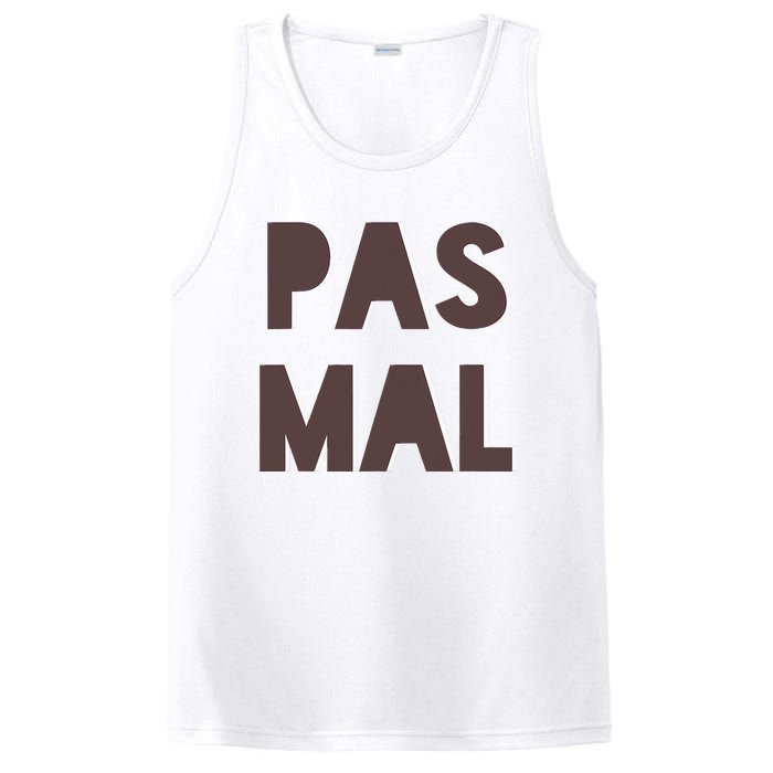 Chic Cute Pas Mal Not Bad Saying French Travel Language PosiCharge Competitor Tank